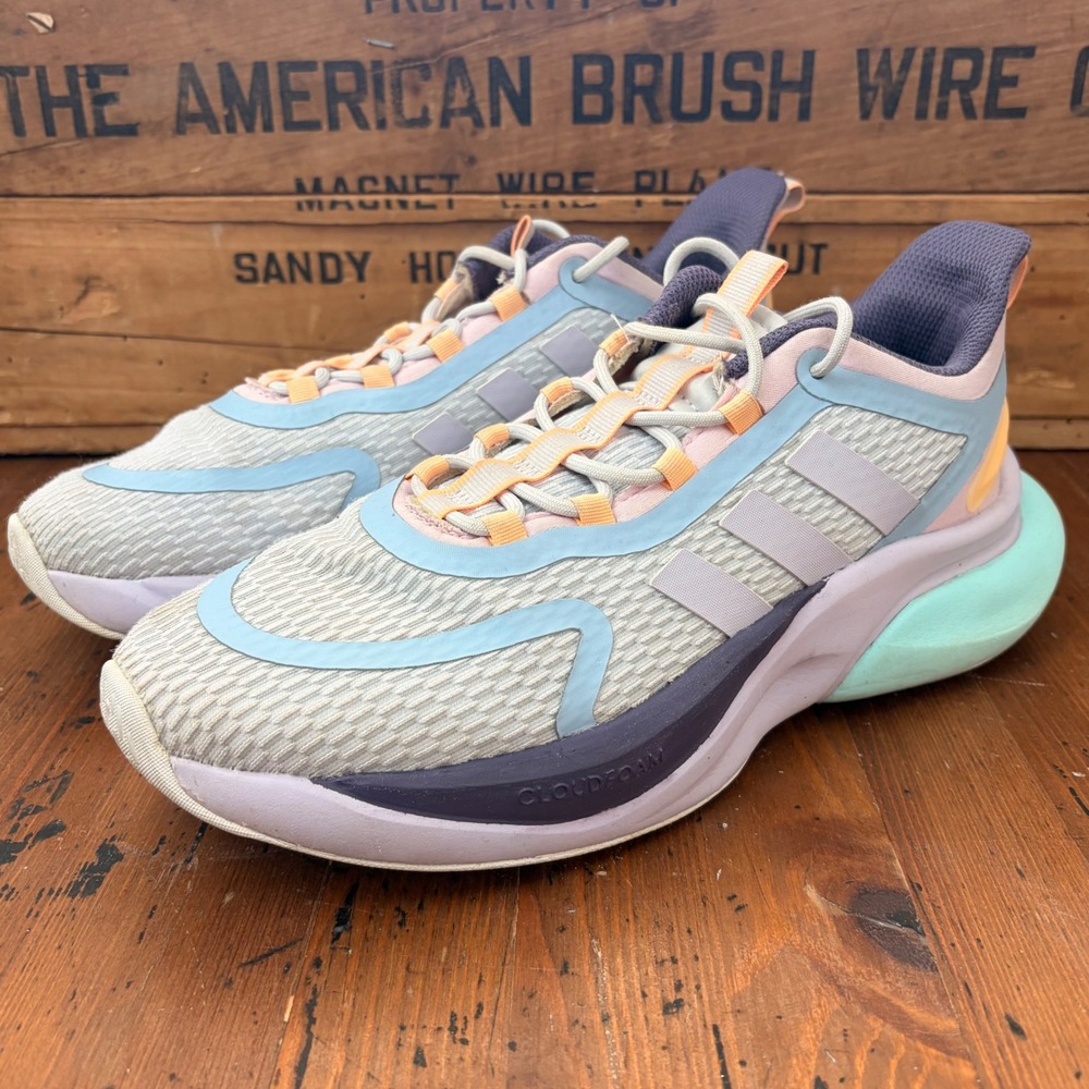 Adidas Cloudfoam Puremotion Womens 7.5 Alphabounce Running Shoes Pastel Sneakers
